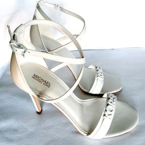 Michael Michael Kors Goldie Patent Leather Sandal NIB